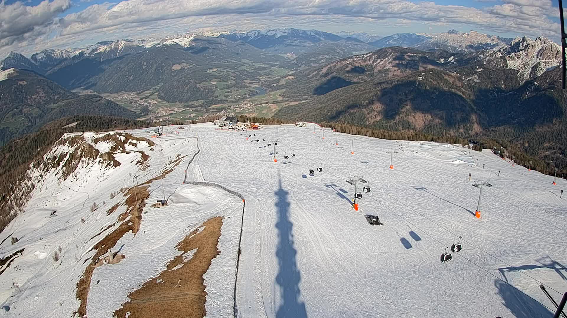 Kronplatz vrh | pogled na Valdaora – Olang