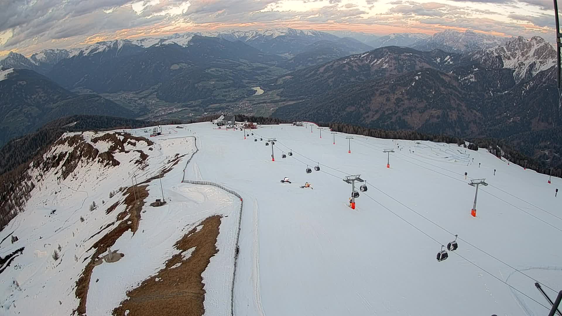 Sommet du Kronplatz | vue sur Valdaora – Olang