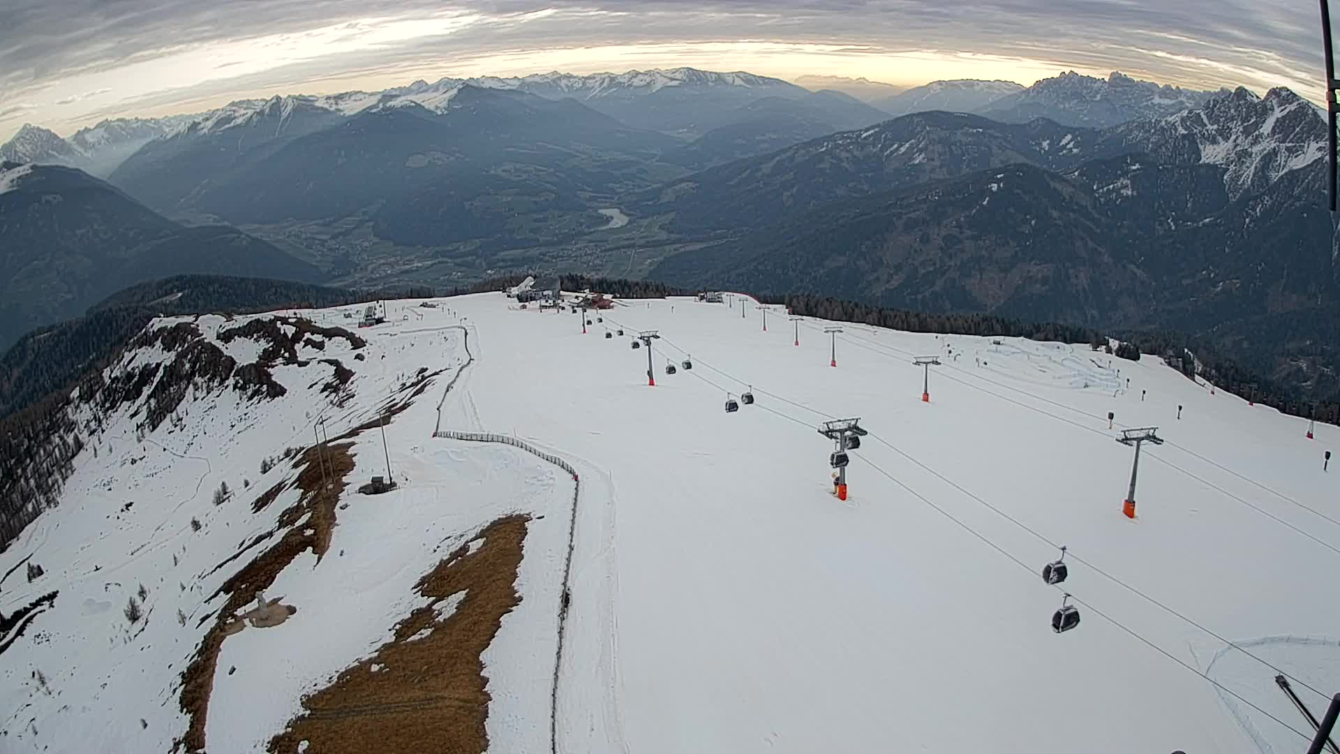 Kronplatz vrh | pogled na Valdaora – Olang