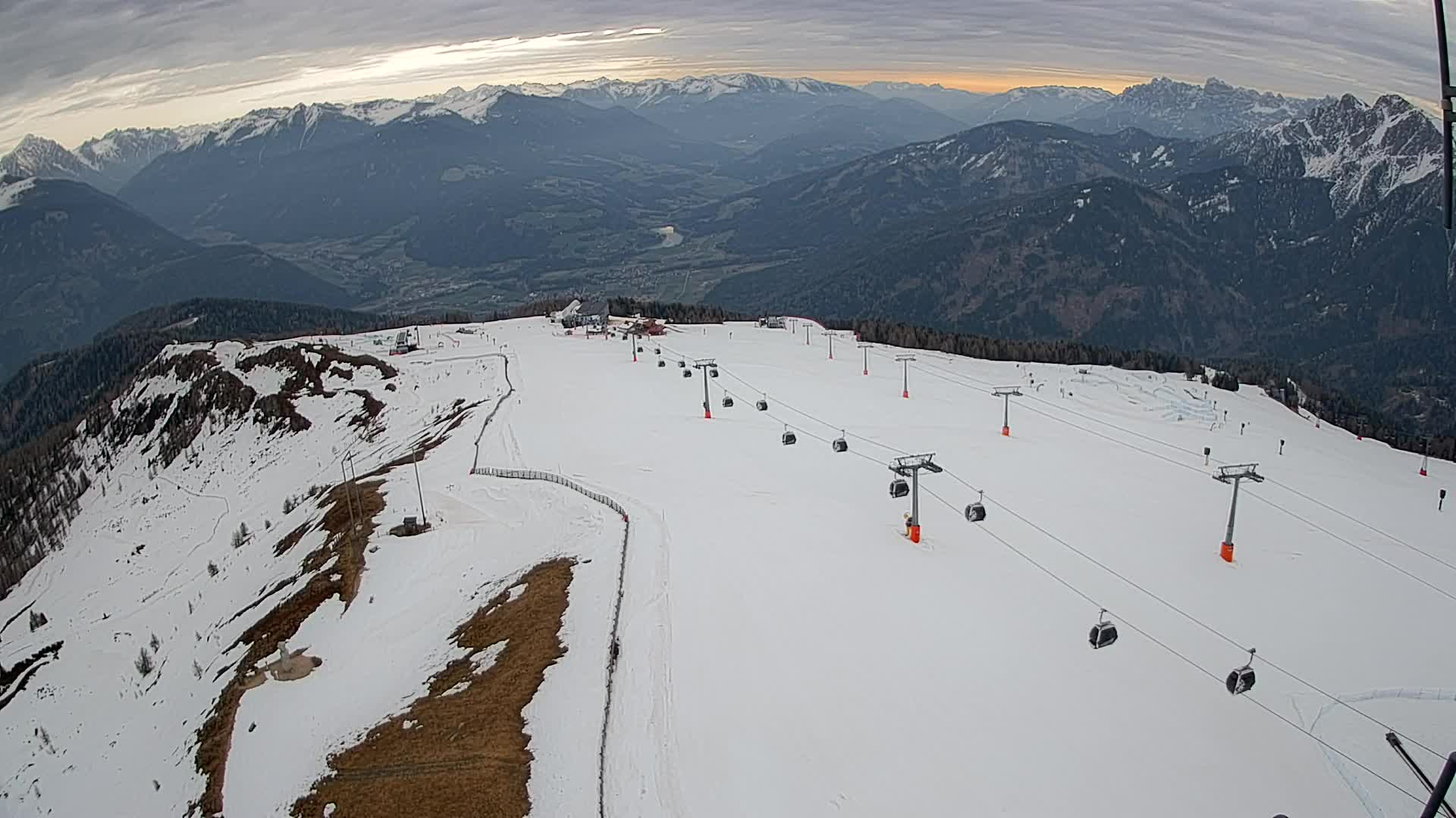 Sommet du Kronplatz | vue sur Valdaora – Olang