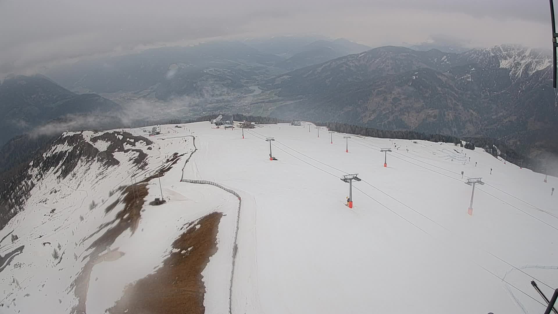 Kronplatz-Gipfel | Blick nach Olang – Valdaora
