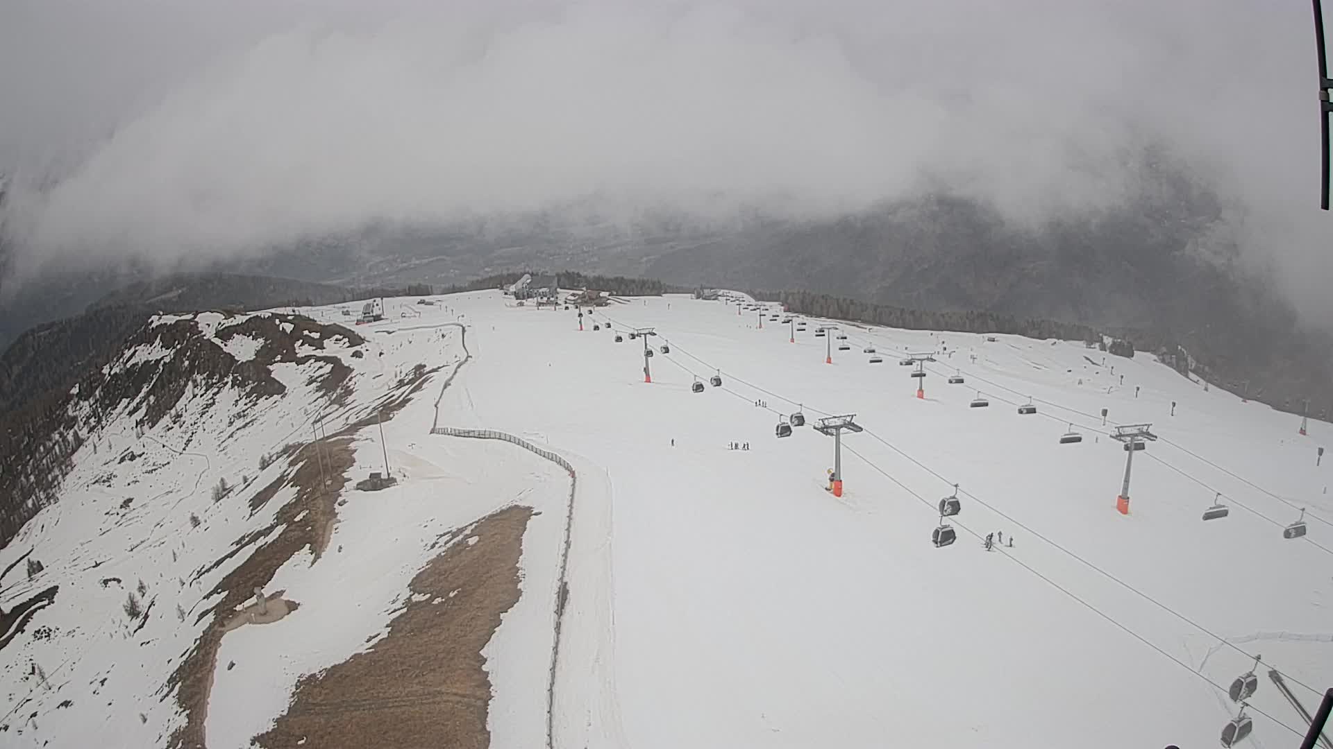 Kronplatz-Gipfel | Blick nach Olang – Valdaora