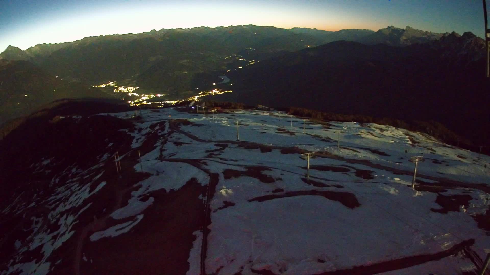 Kronplatz-Gipfel | Blick nach Olang – Valdaora