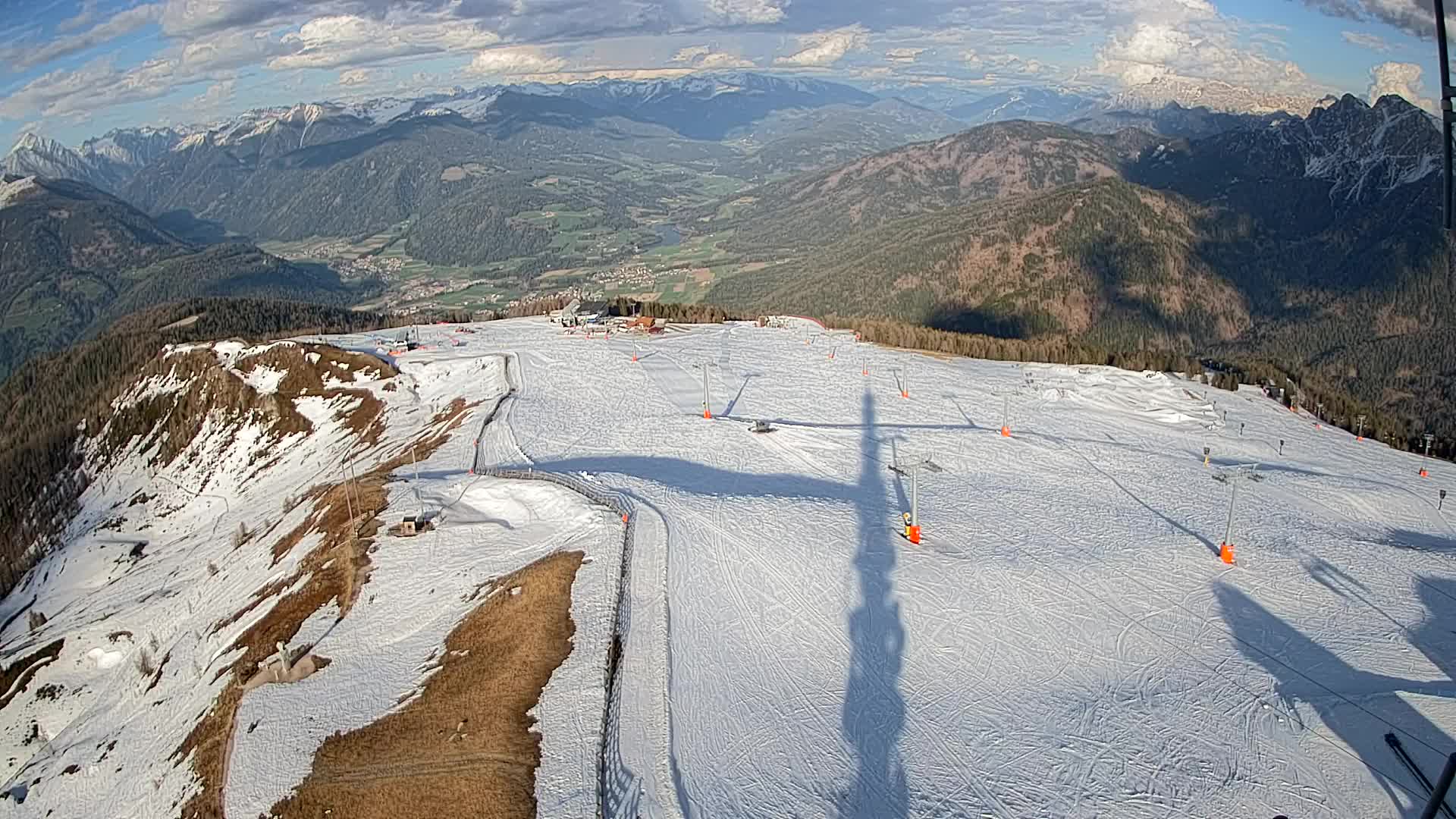 Kronplatz-Gipfel | Blick nach Olang – Valdaora