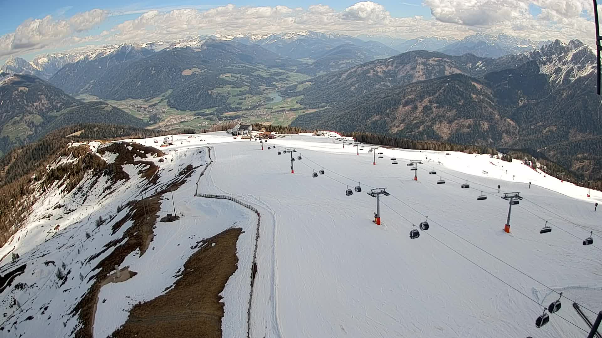 Kronplatz-Gipfel | Blick nach Olang – Valdaora