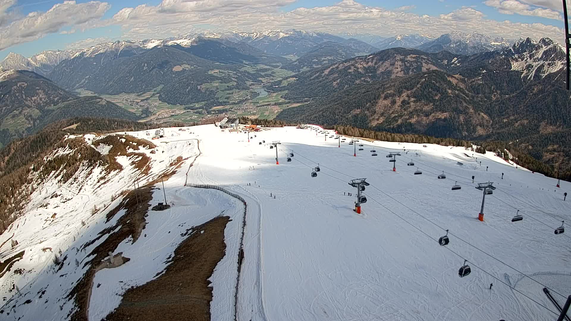Sommet du Kronplatz | vue sur Valdaora – Olang