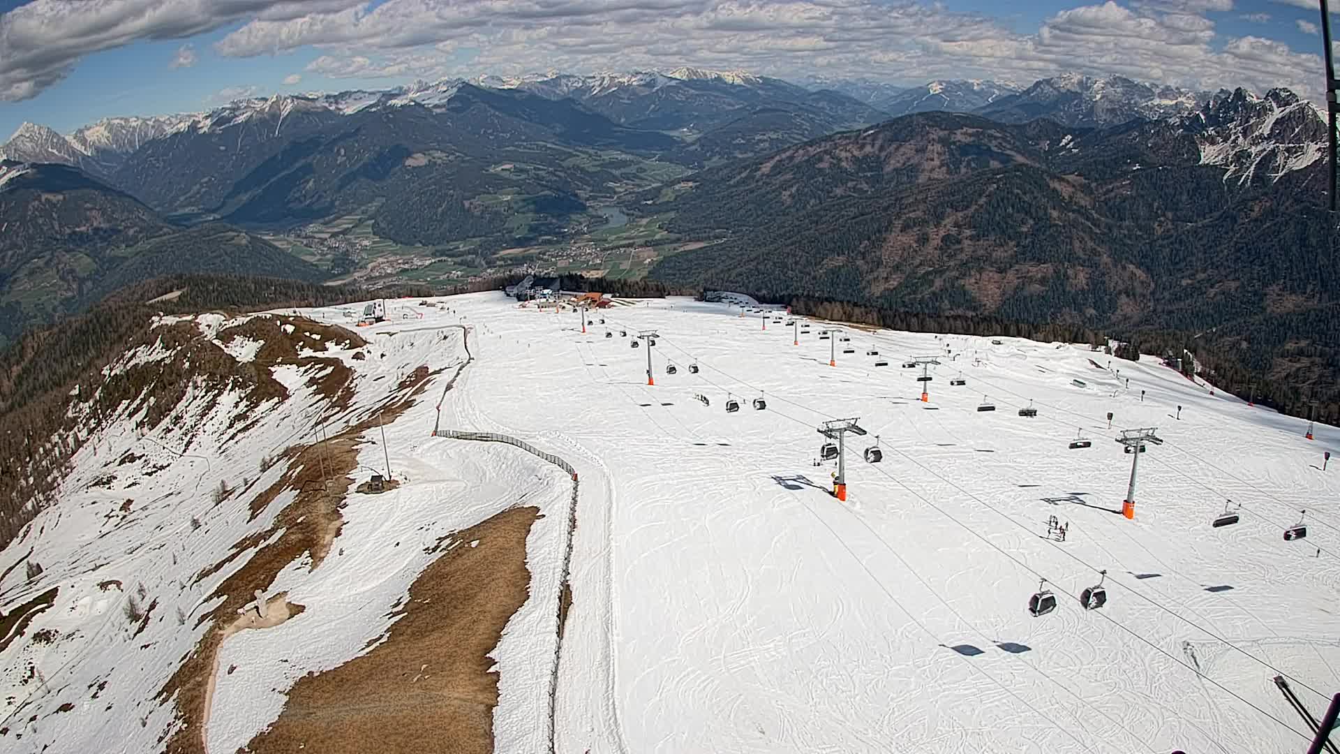 Sommet du Kronplatz | vue sur Valdaora – Olang
