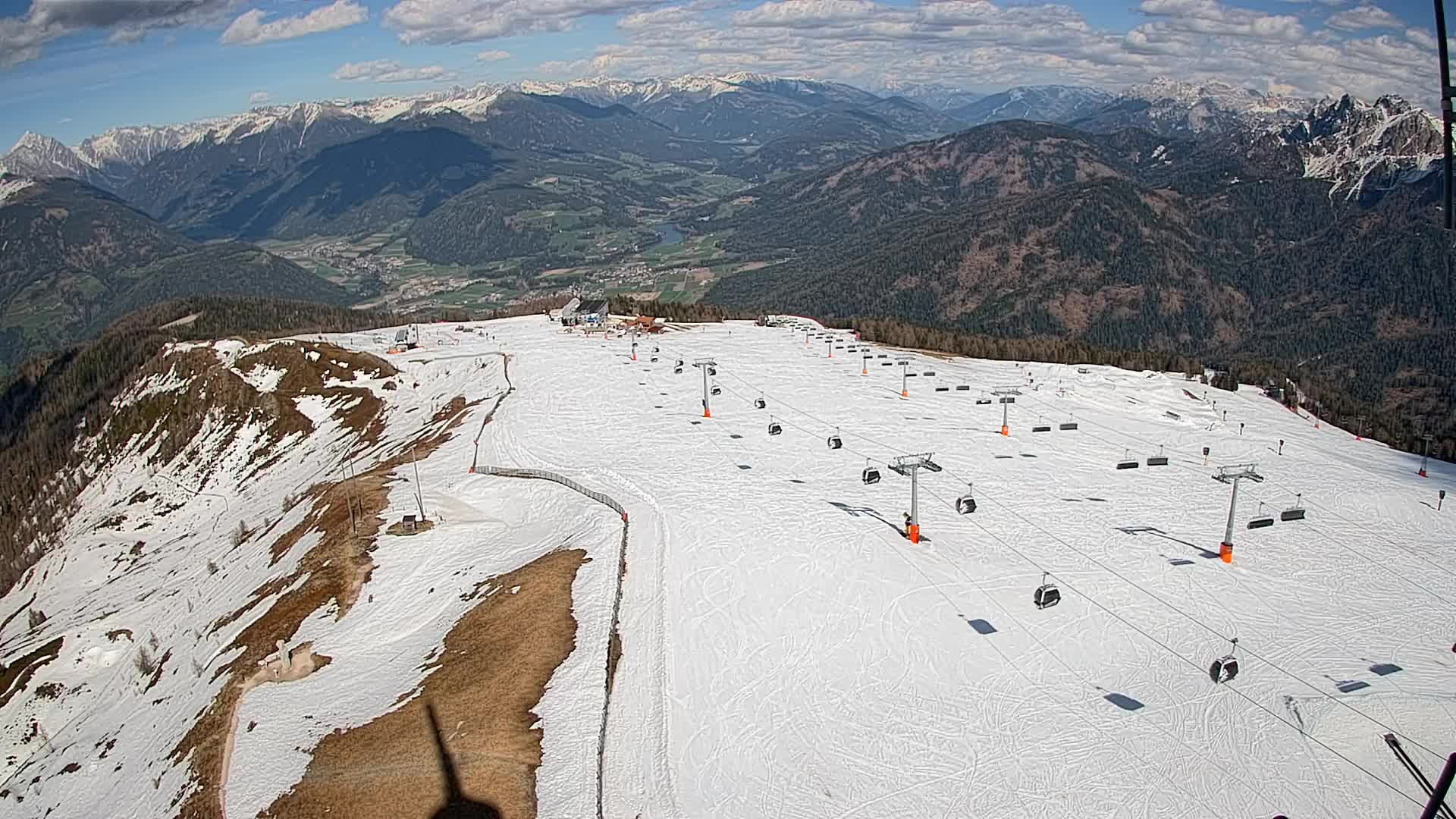 Sommet du Kronplatz | vue sur Valdaora – Olang