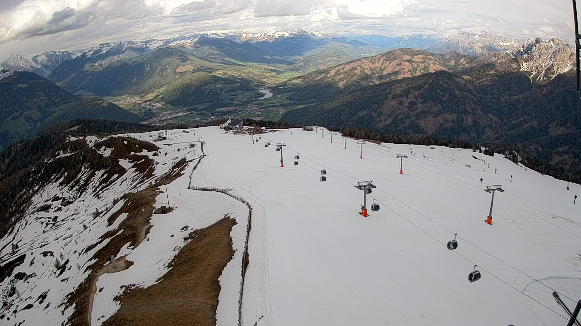 Sommet du Kronplatz | vue sur Valdaora – Olang