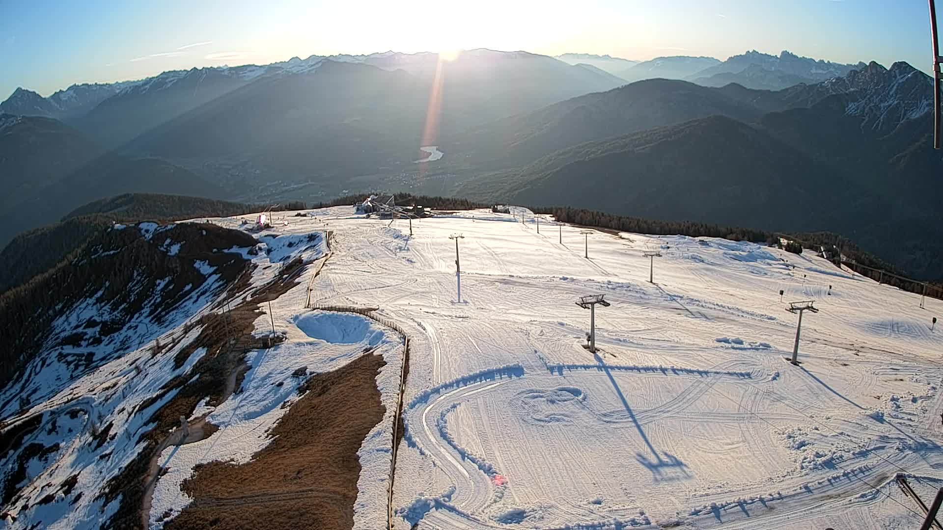 Kronplatz vrh | pogled na Valdaora – Olang