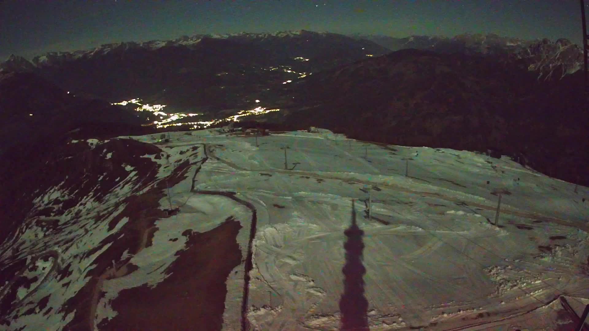 Kronplatz-Gipfel | Blick nach Olang – Valdaora