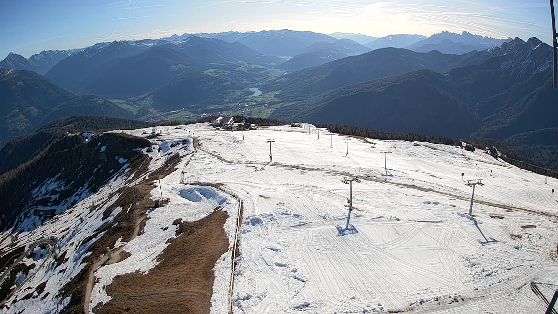 Kronplatz-Gipfel | Blick nach Olang – Valdaora