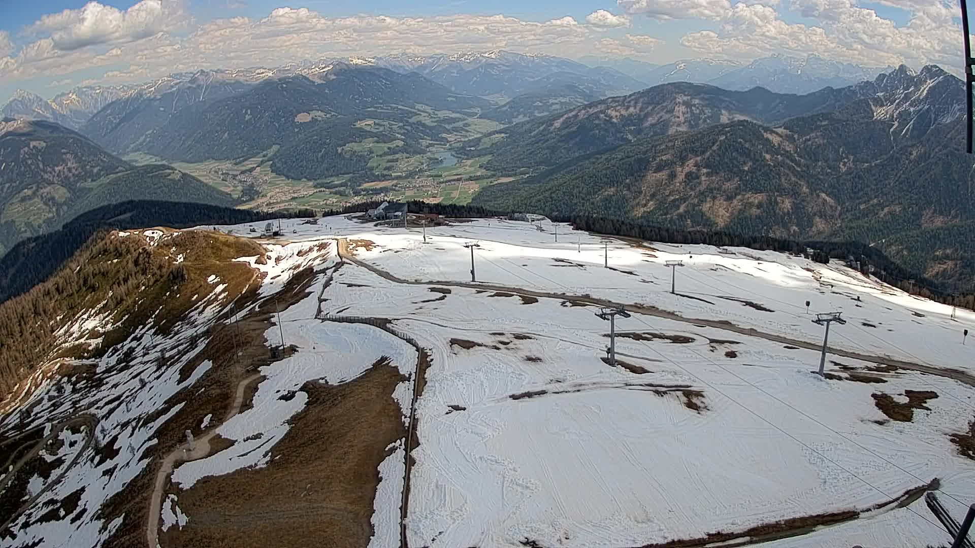 Kronplatz-Gipfel | Blick nach Olang – Valdaora