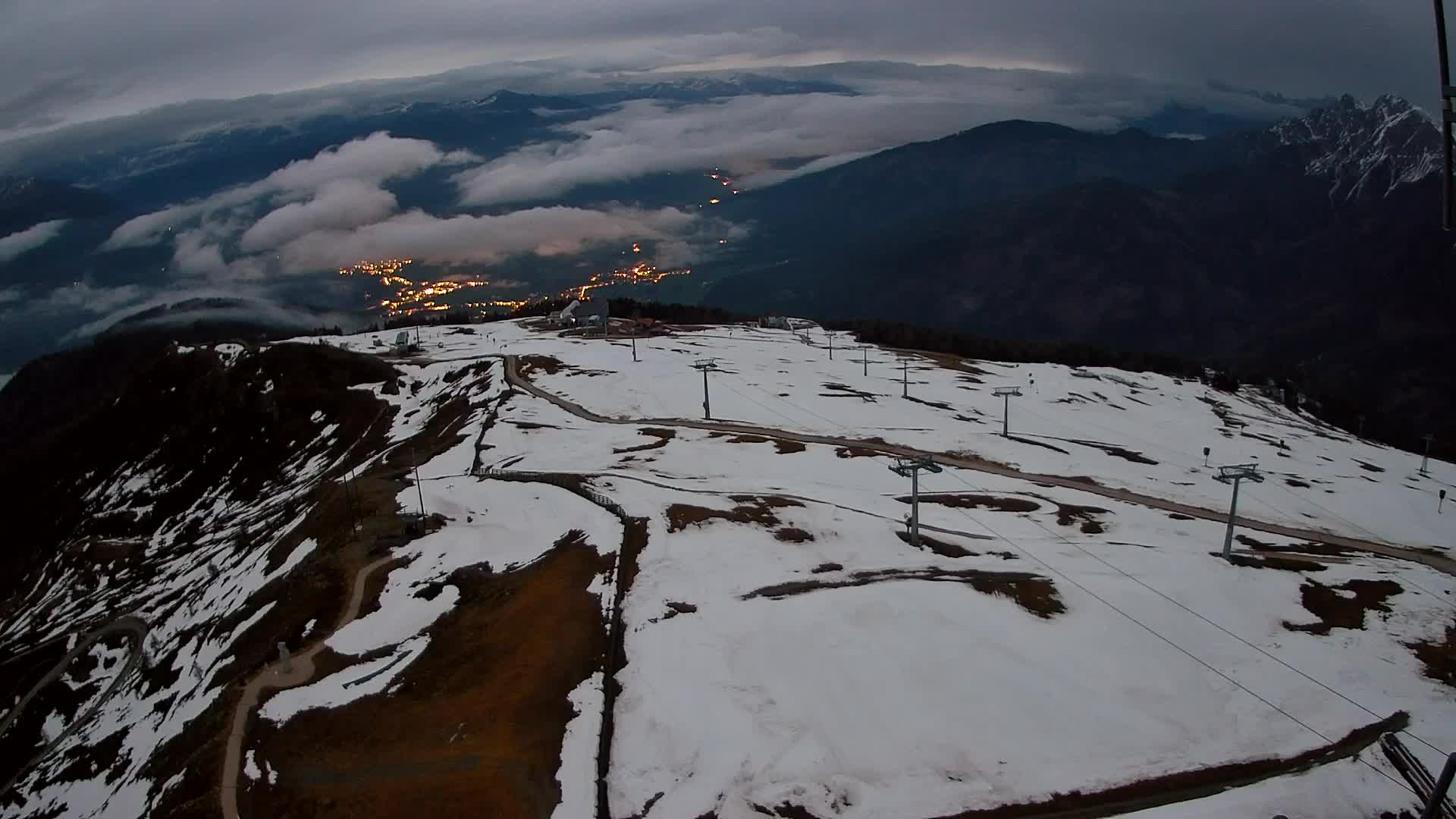 Kronplatz-Gipfel | Blick nach Olang – Valdaora