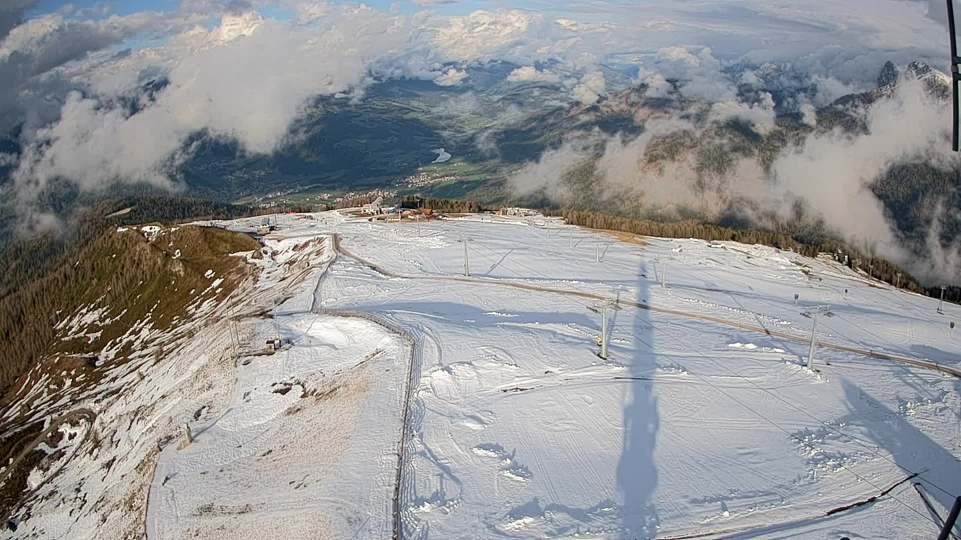 Kronplatz vrh | pogled na Valdaora – Olang