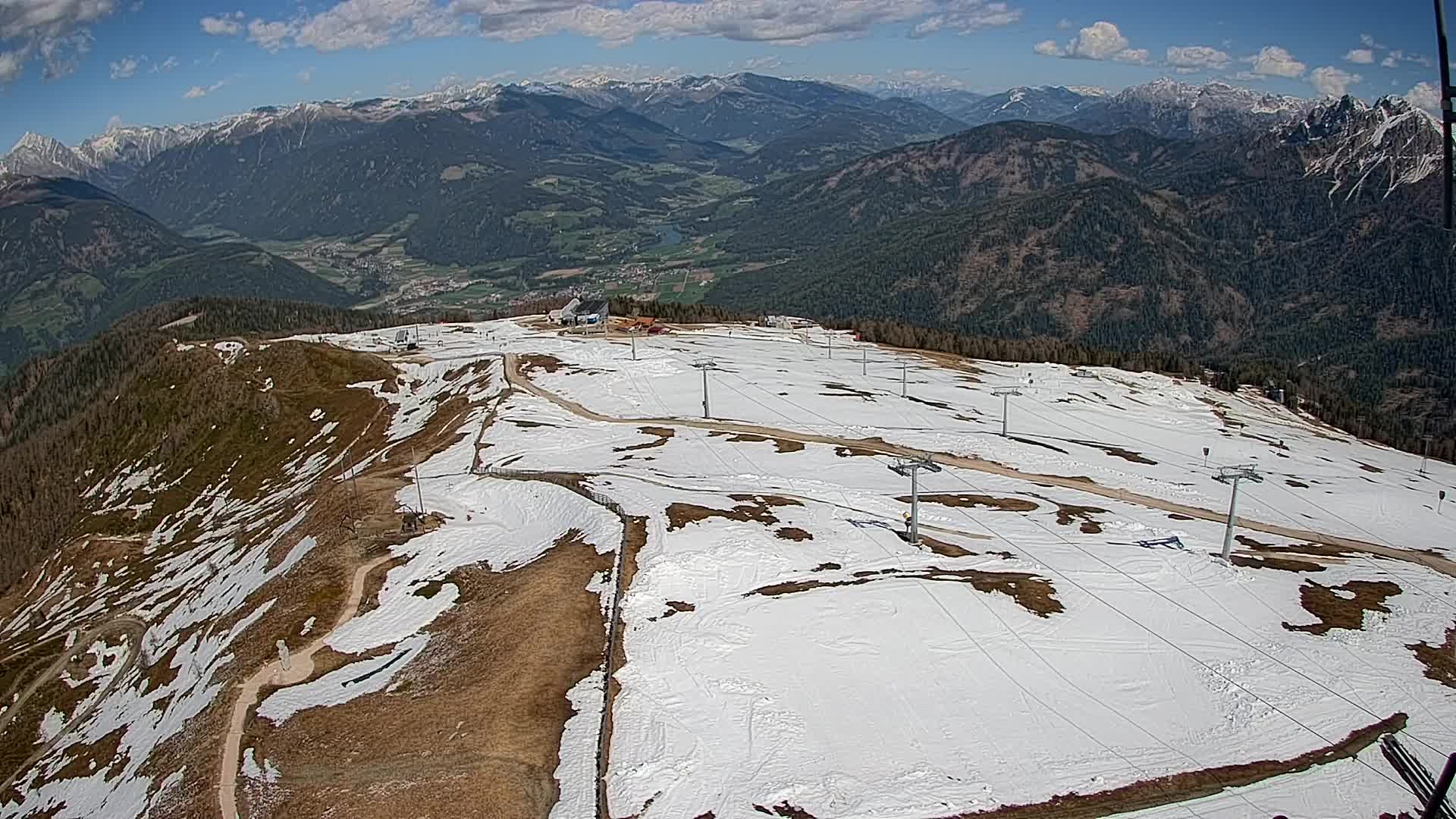 Kronplatz-Gipfel | Blick nach Olang – Valdaora