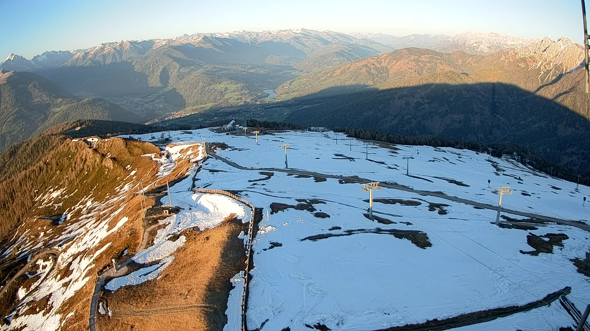 Kronplatz-Gipfel | Blick nach Olang – Valdaora