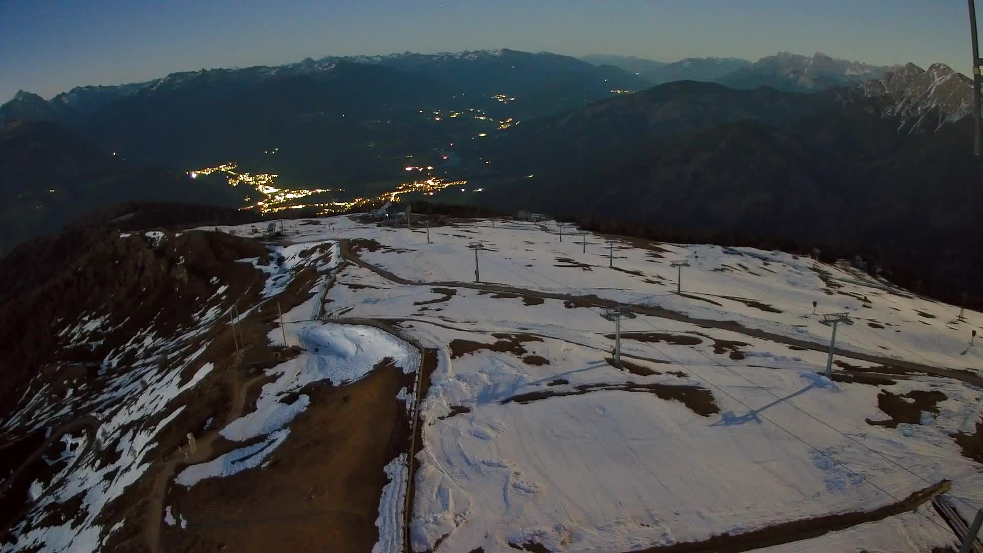 Kronplatz-Gipfel | Blick nach Olang – Valdaora