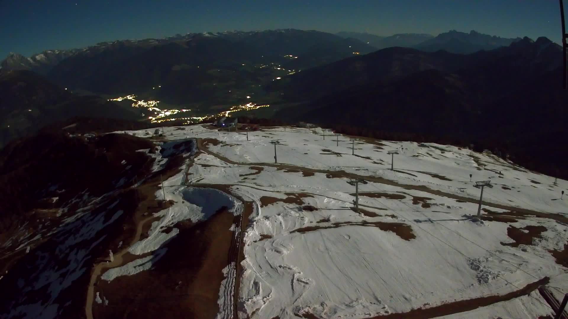Kronplatz-Gipfel | Blick nach Olang – Valdaora