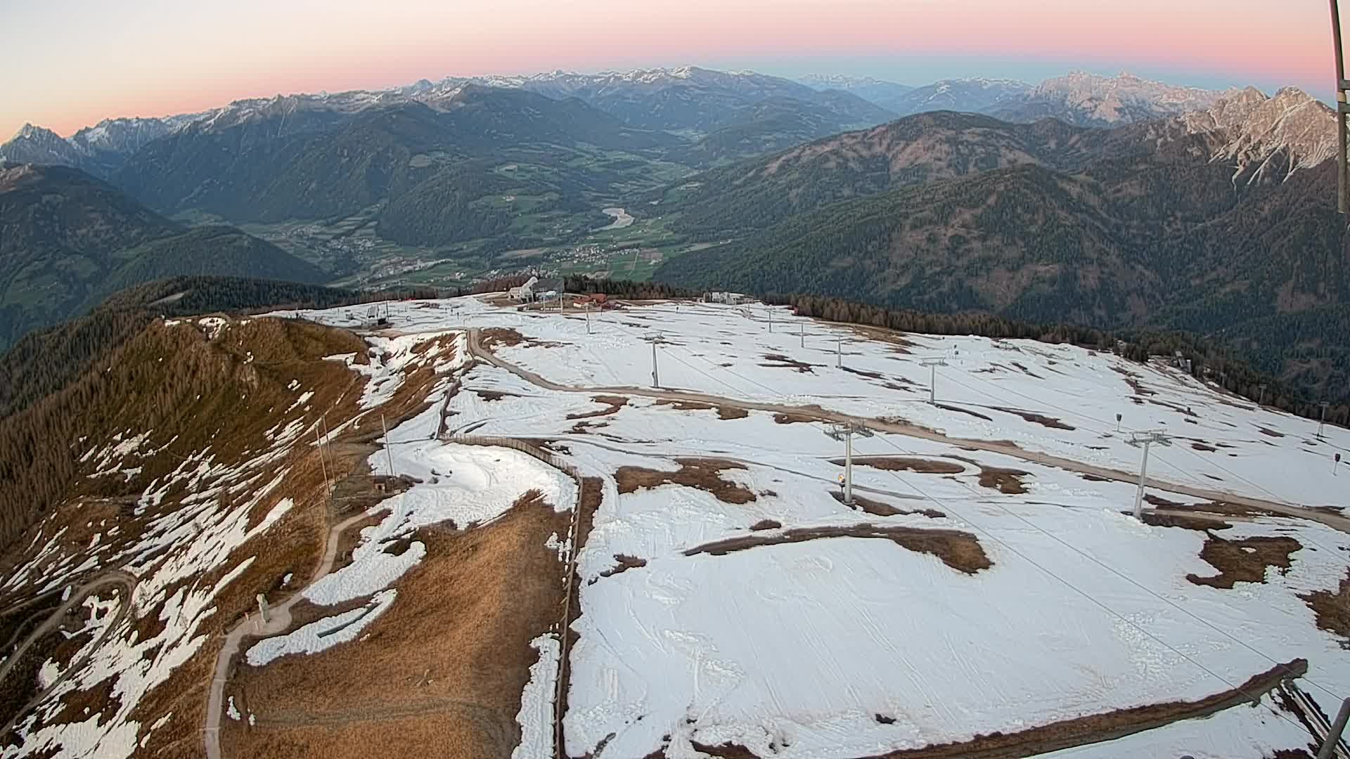 Kronplatz vrh | pogled na Valdaora – Olang
