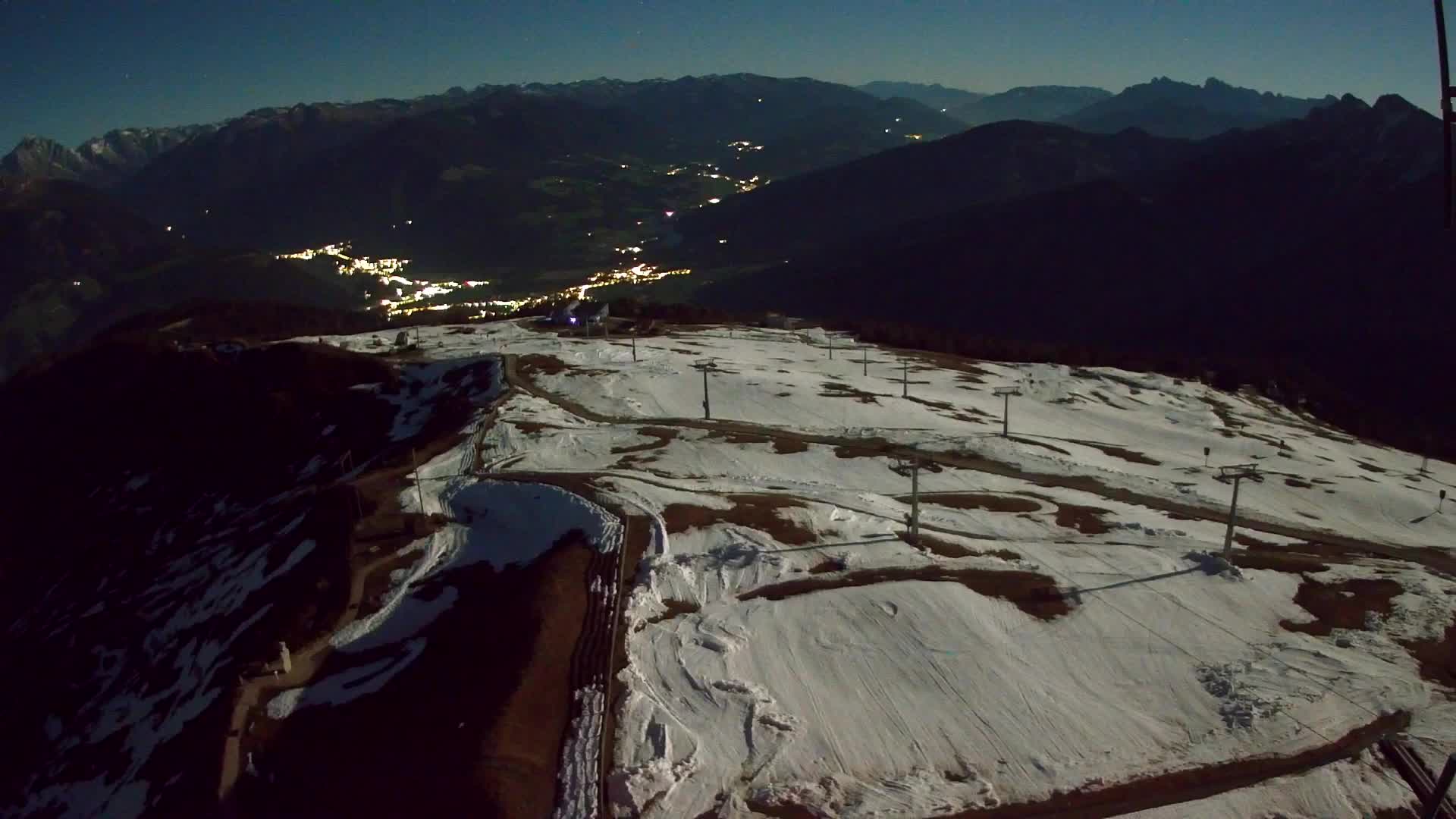 Kronplatz-Gipfel | Blick nach Olang – Valdaora