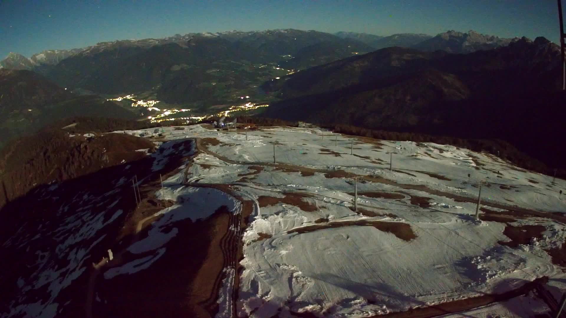 Kronplatz-Gipfel | Blick nach Olang – Valdaora