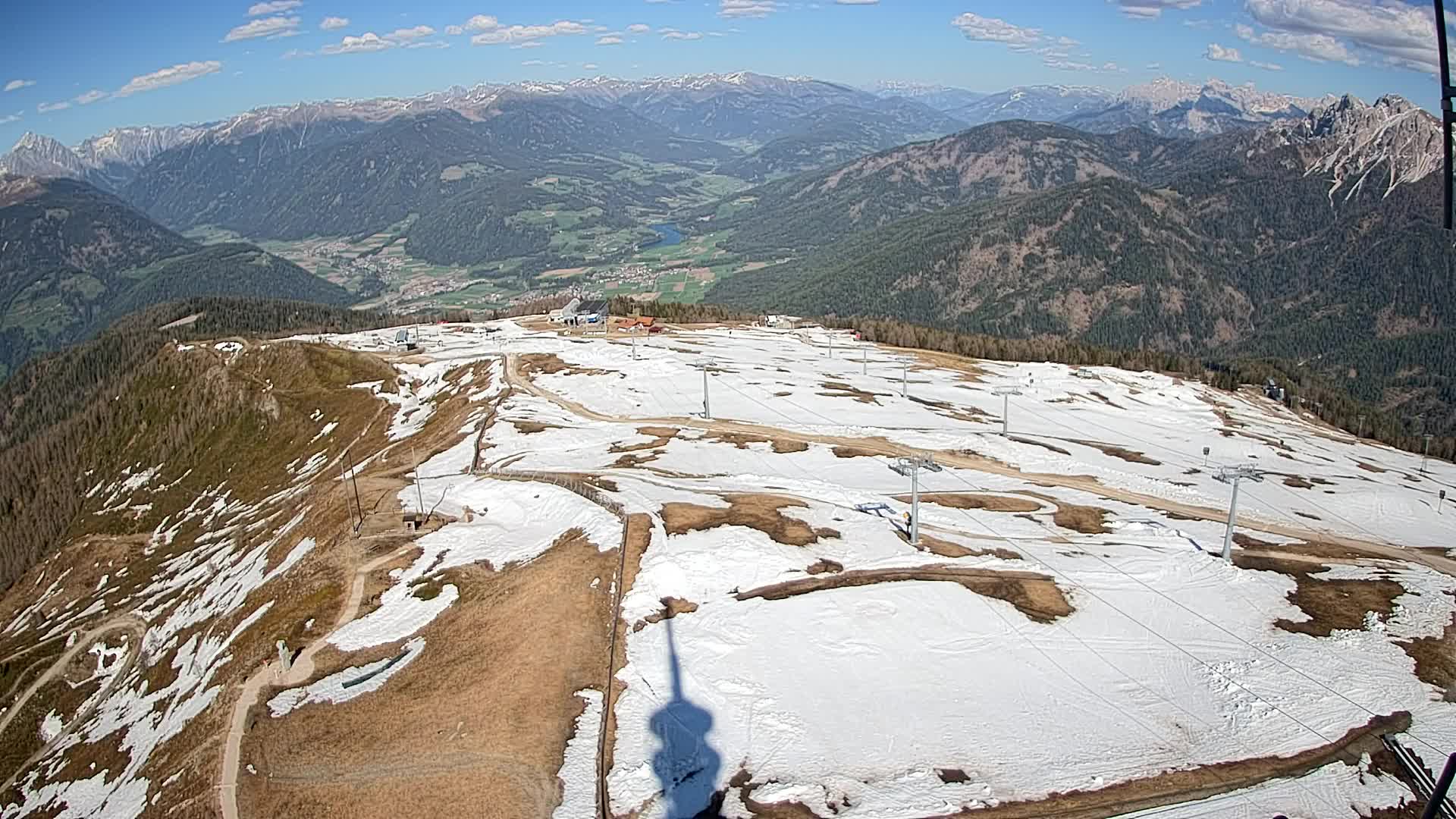 Kronplatz-Gipfel | Blick nach Olang – Valdaora