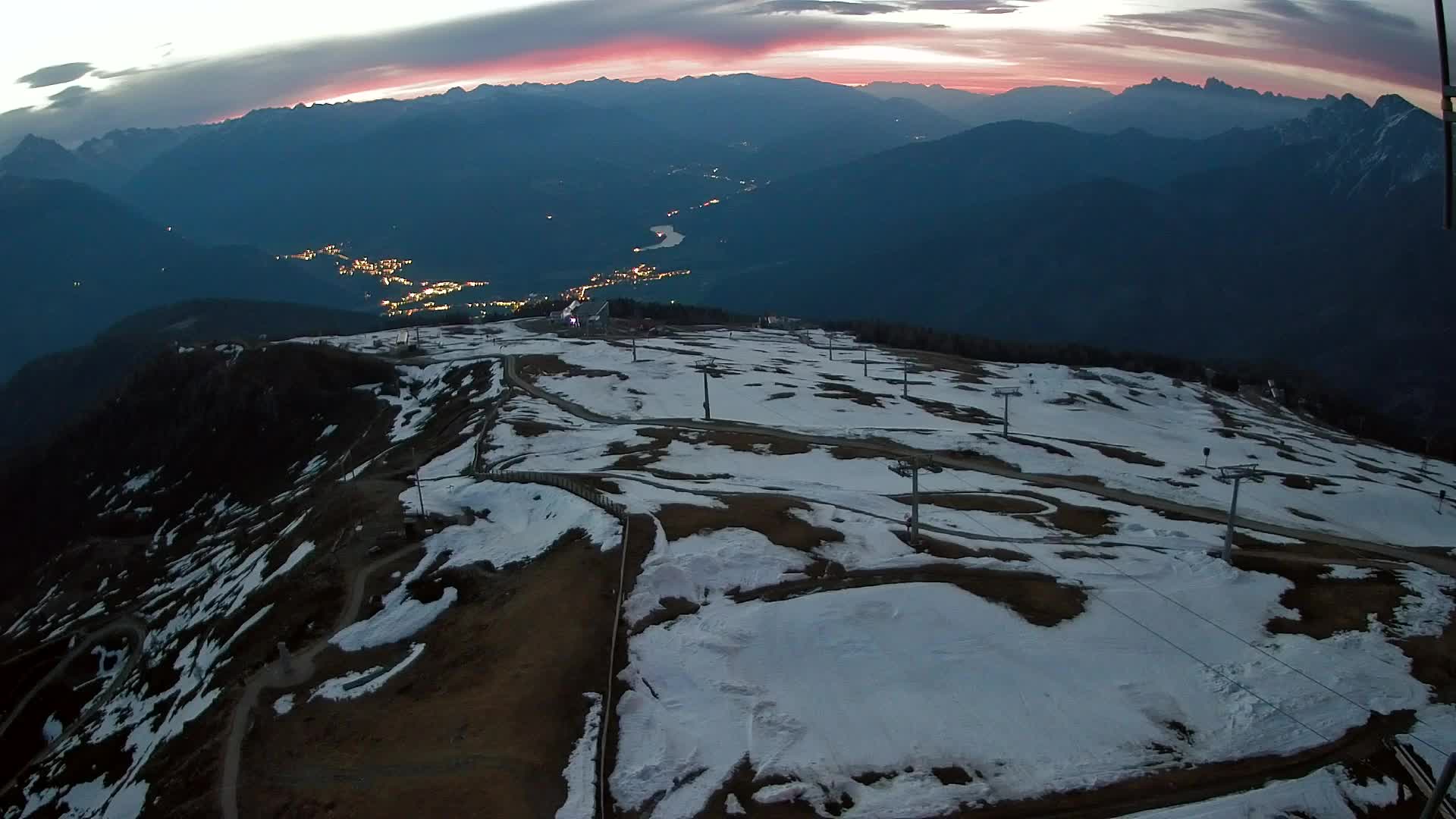 Kronplatz-Gipfel | Blick nach Olang – Valdaora