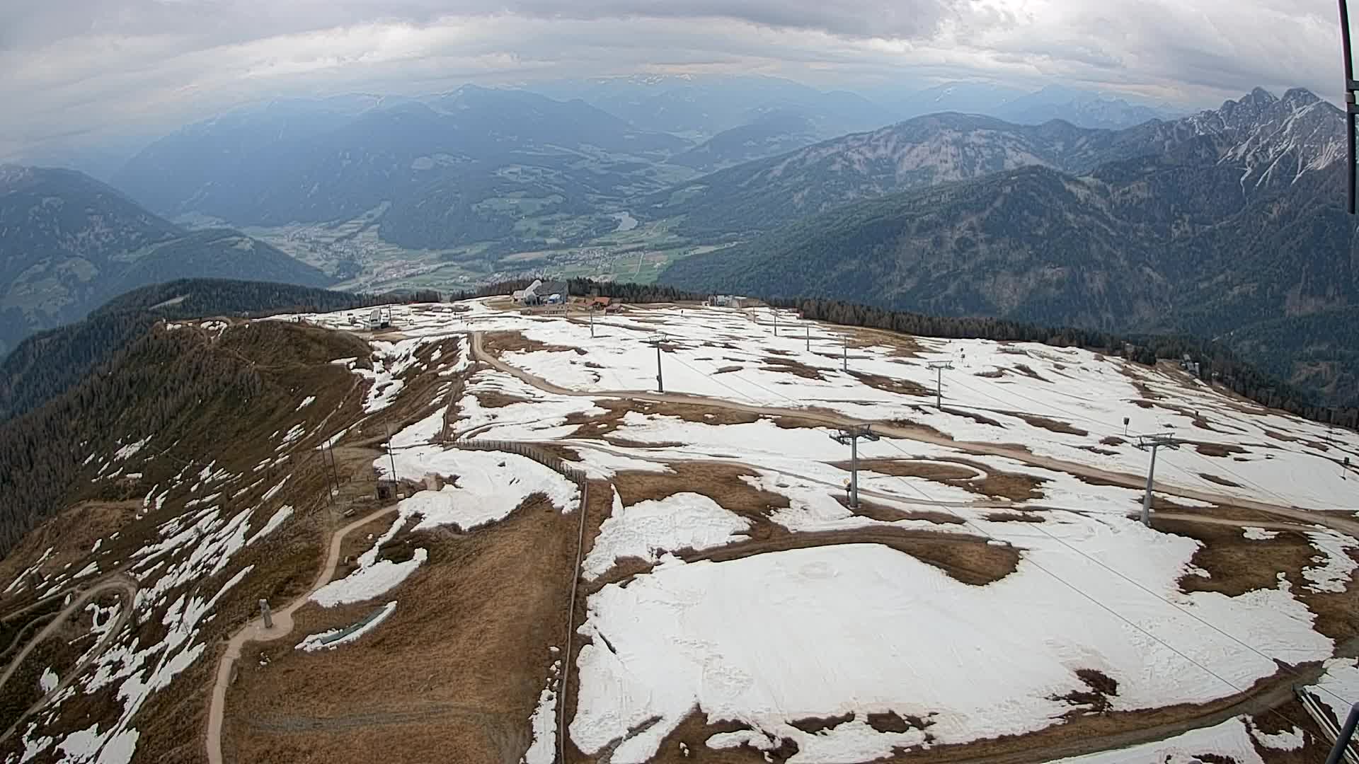 Kronplatz-Gipfel | Blick nach Olang – Valdaora