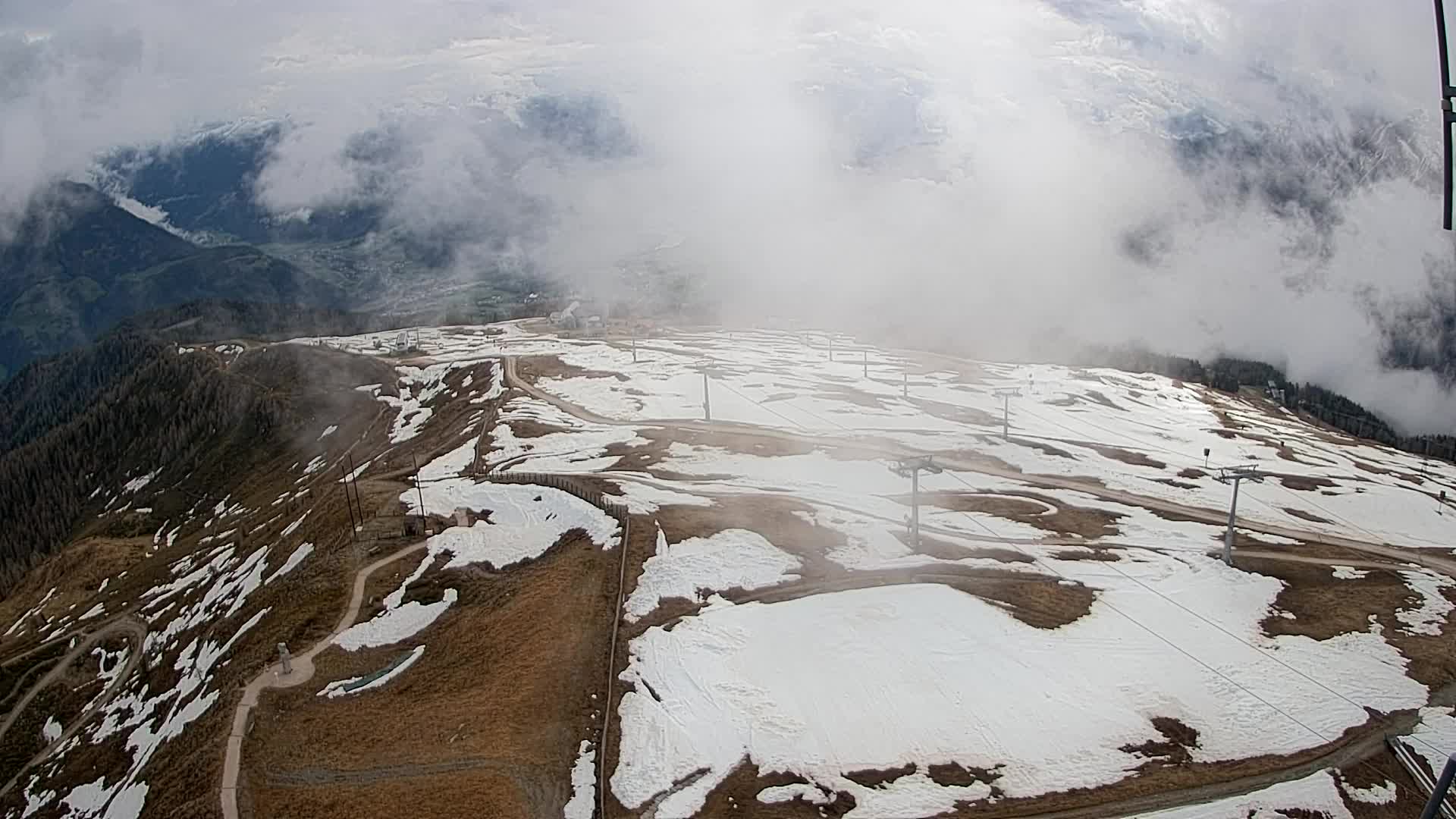 Kronplatz-Gipfel | Blick nach Olang – Valdaora