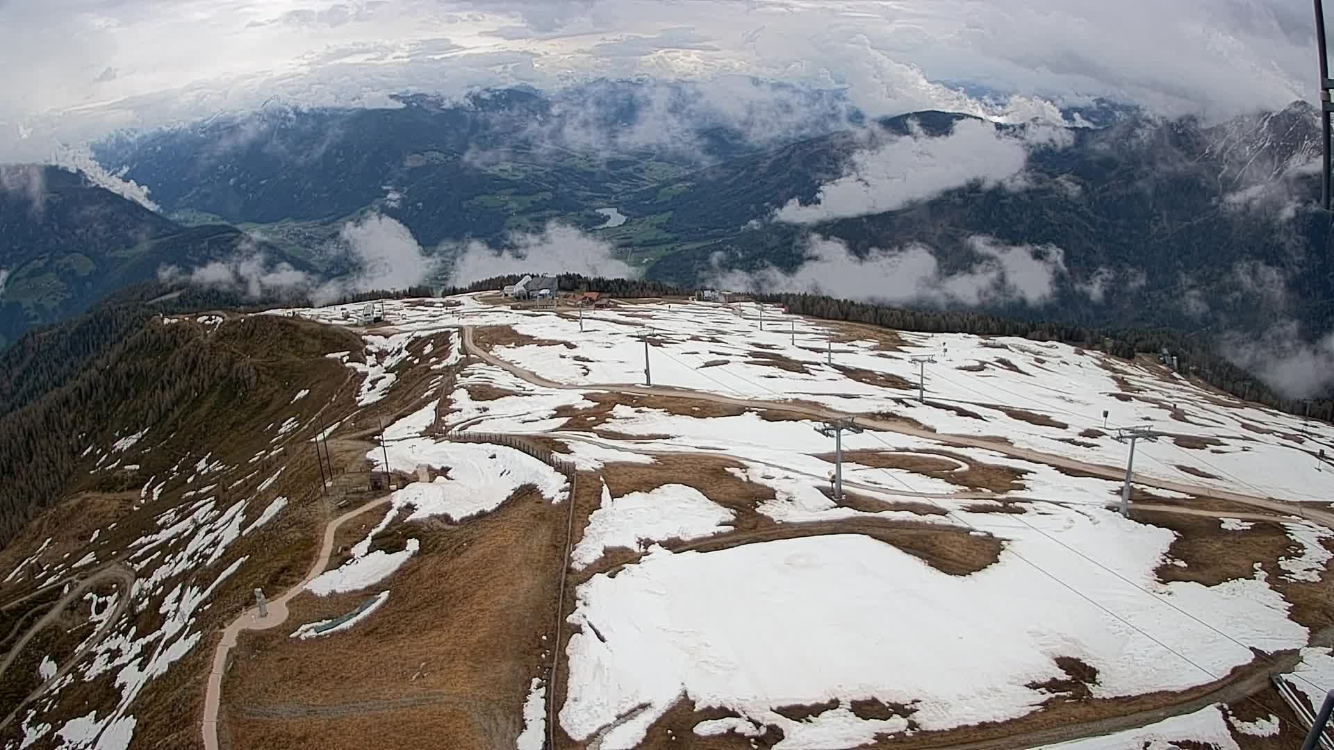 Kronplatz-Gipfel | Blick nach Olang – Valdaora