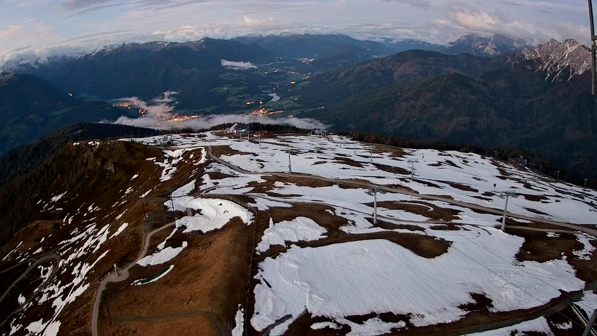 Kronplatz vrh | pogled na Valdaora – Olang