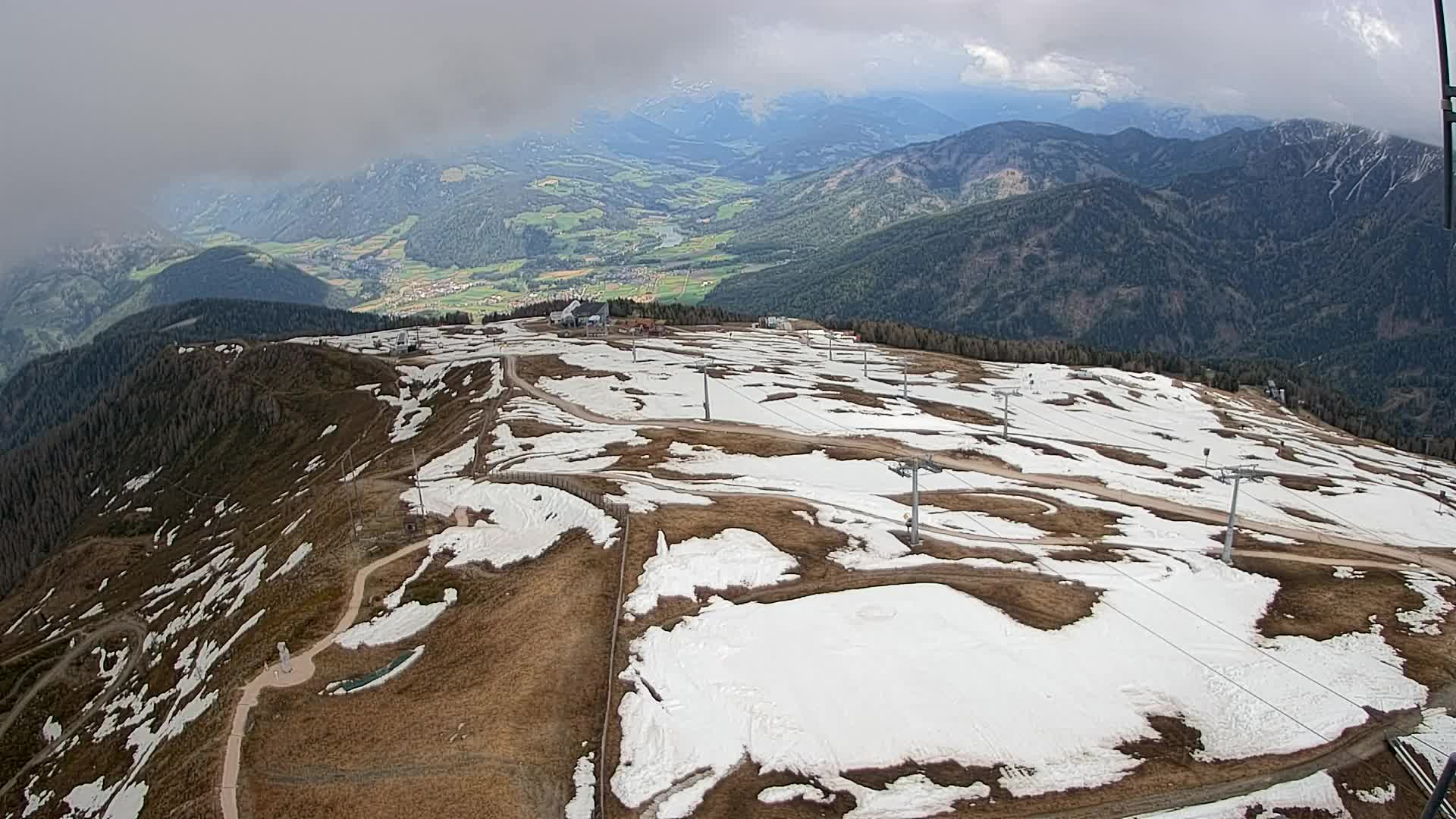 Kronplatz vrh | pogled na Valdaora – Olang