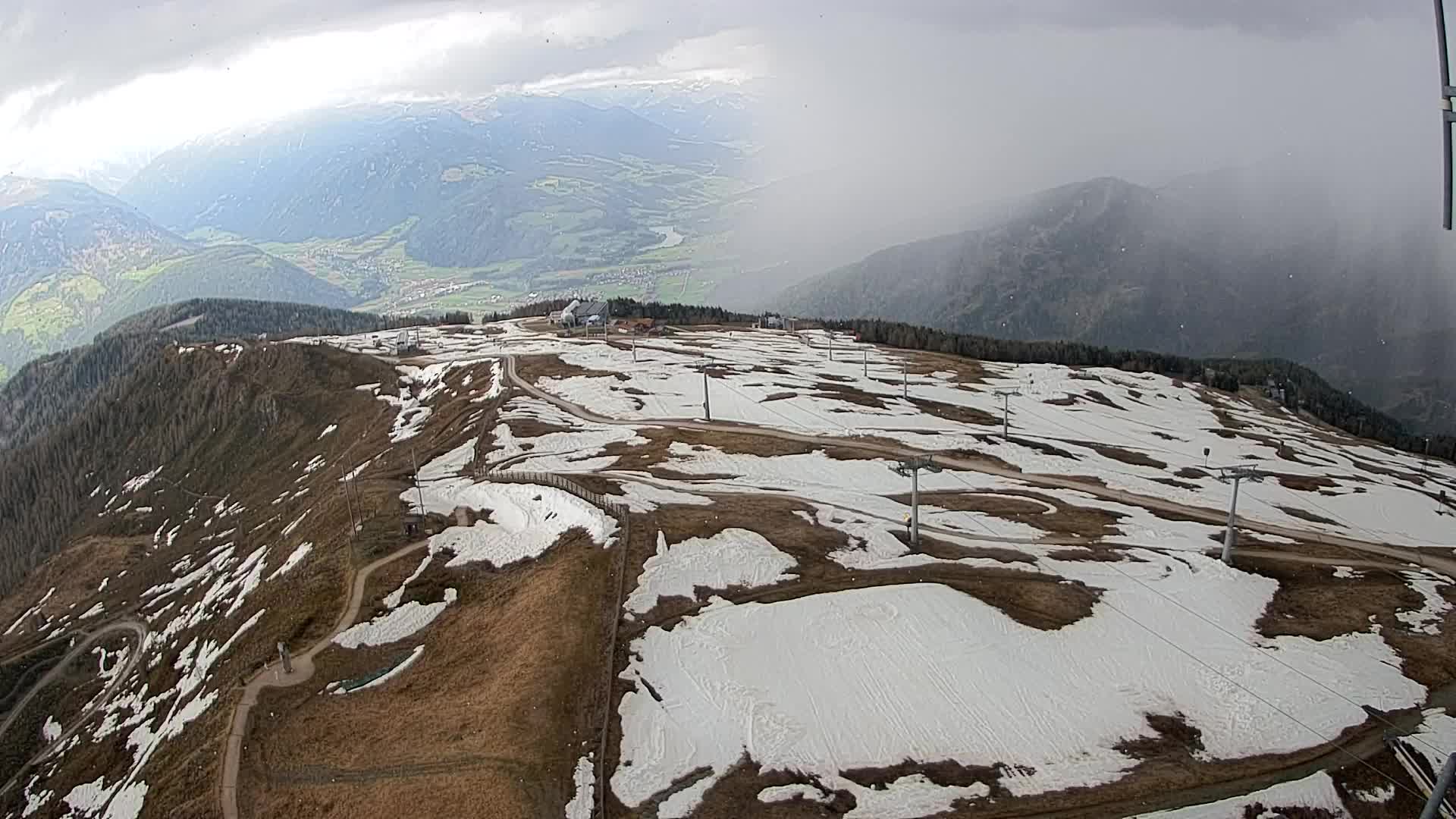 Kronplatz-Gipfel | Blick nach Olang – Valdaora