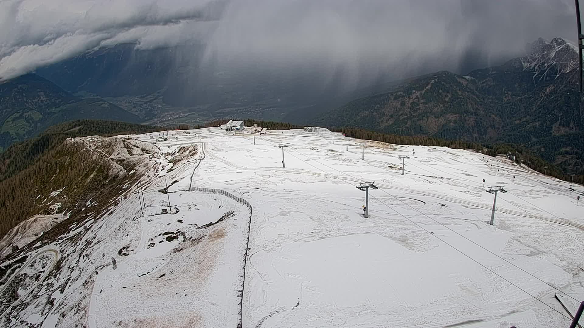 Kronplatz-Gipfel | Blick nach Olang – Valdaora