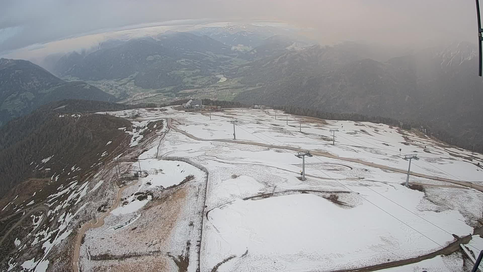 Kronplatz-Gipfel | Blick nach Olang – Valdaora