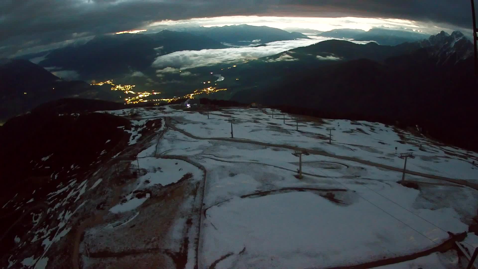 Kronplatz-Gipfel | Blick nach Olang – Valdaora