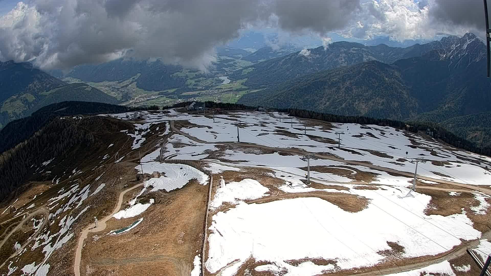 Kronplatz-Gipfel | Blick nach Olang – Valdaora