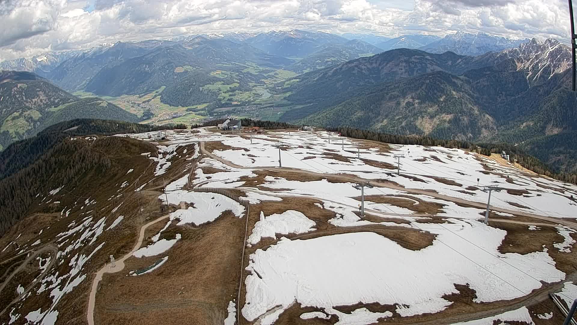 Kronplatz-Gipfel | Blick nach Olang – Valdaora