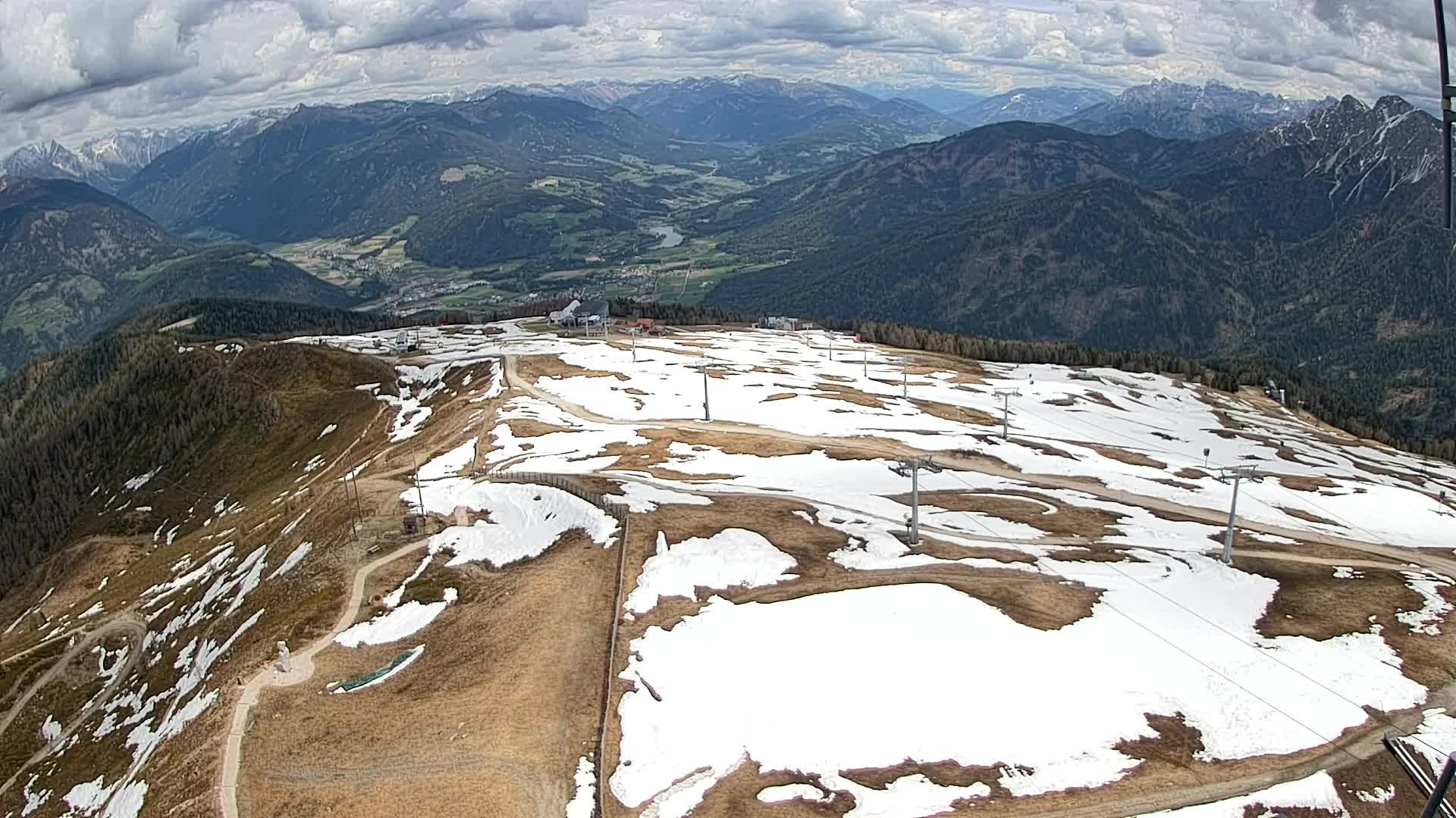 Kronplatz-Gipfel | Blick nach Olang – Valdaora