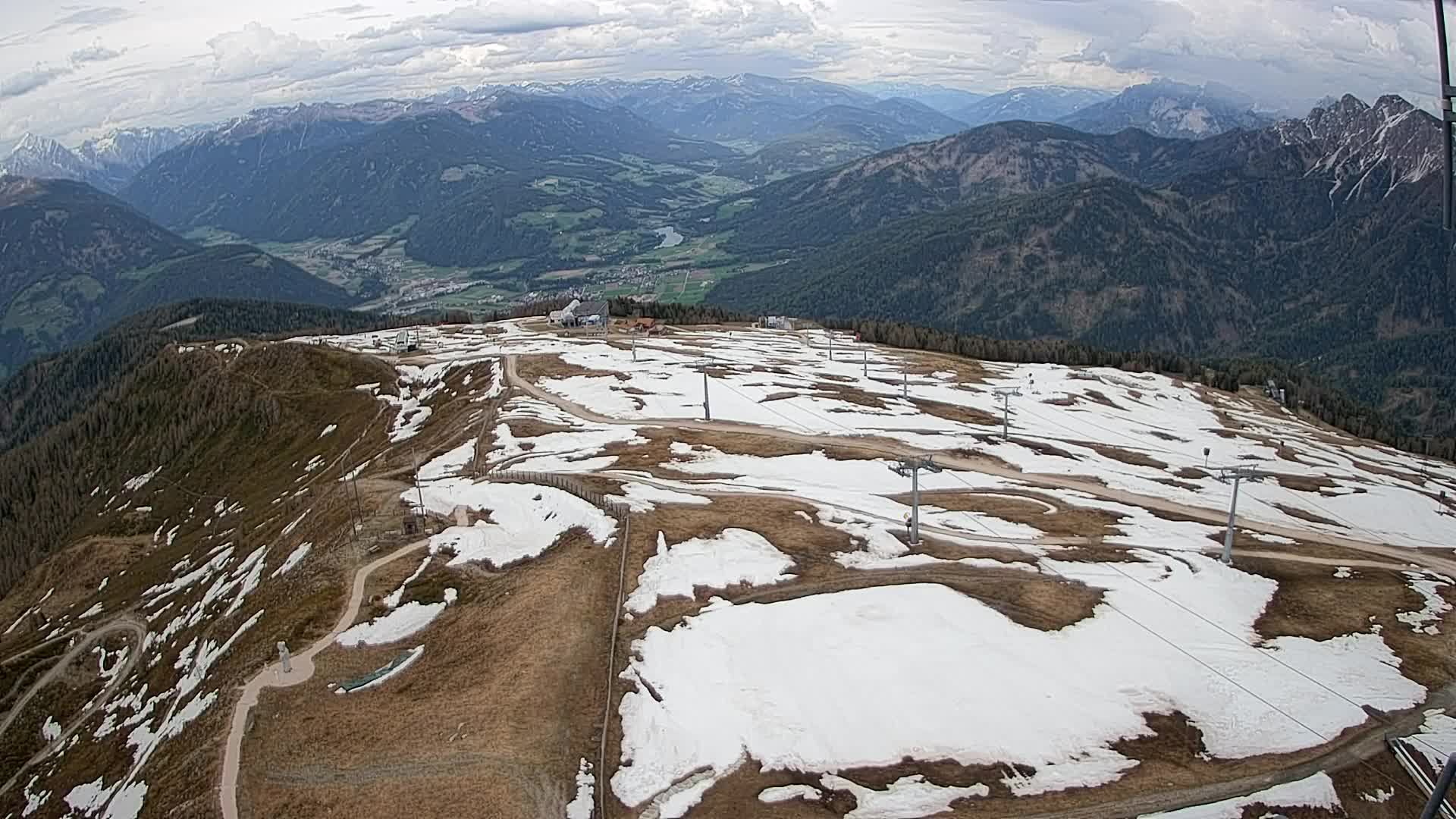 Kronplatz-Gipfel | Blick nach Olang – Valdaora