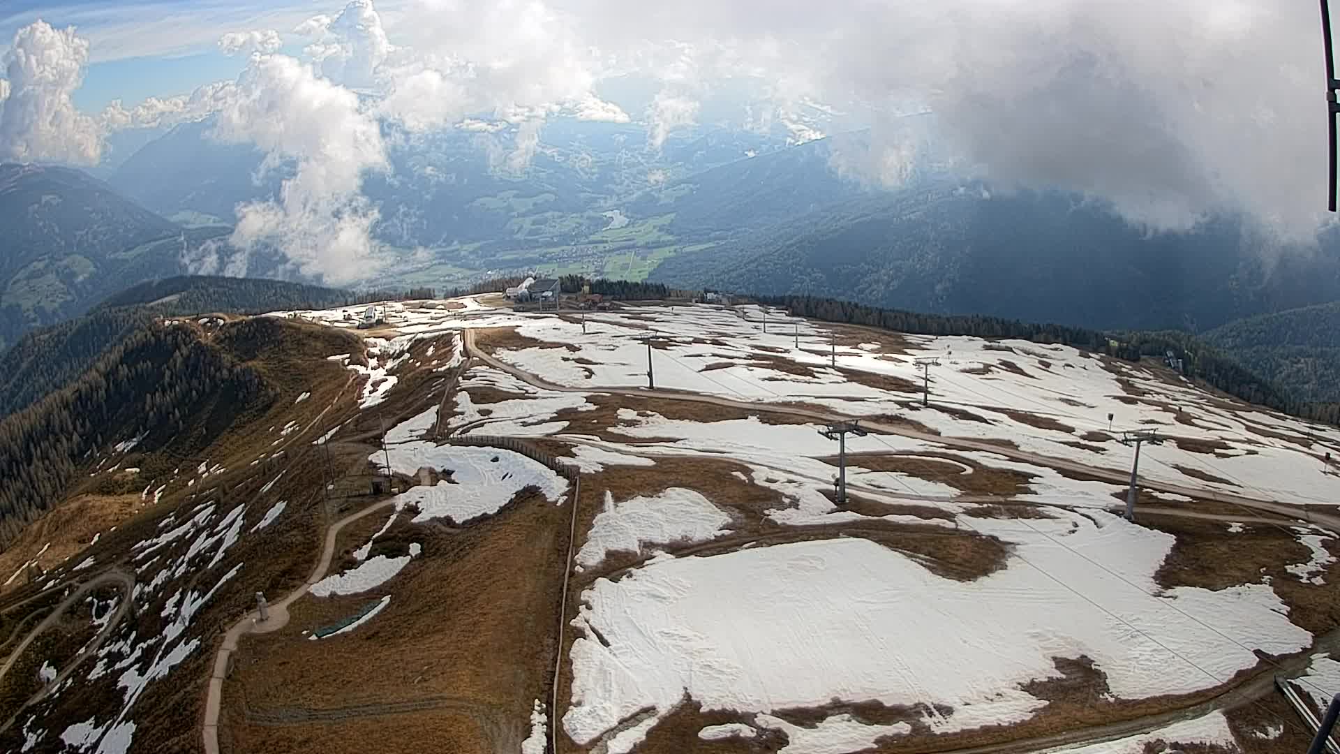 Kronplatz-Gipfel | Blick nach Olang – Valdaora