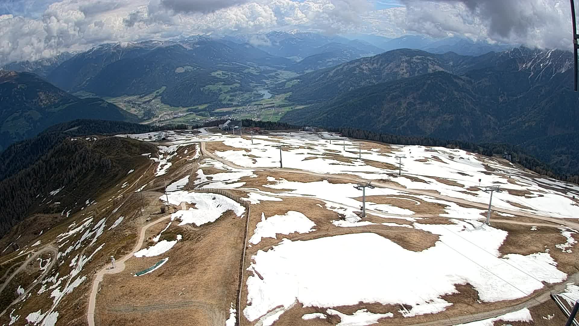 Kronplatz-Gipfel | Blick nach Olang – Valdaora