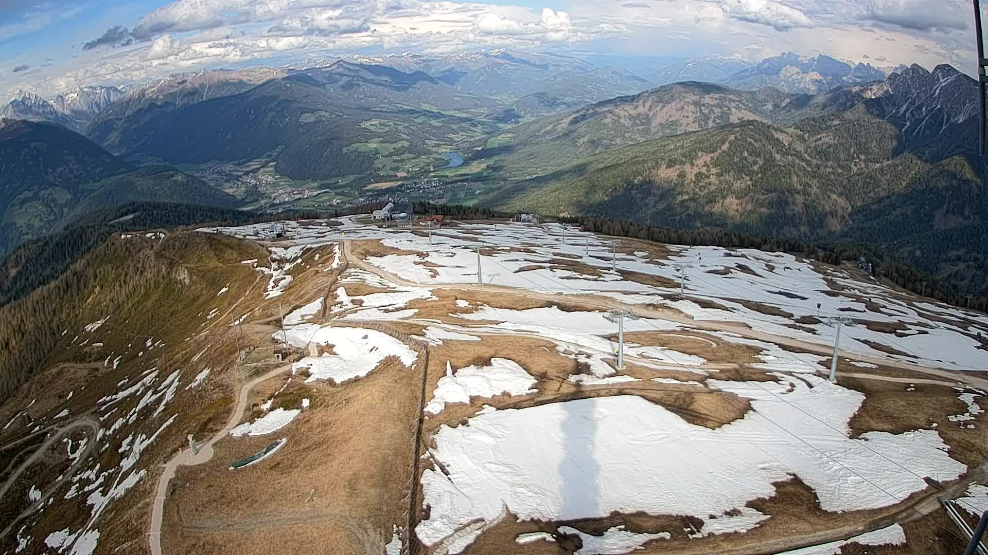 Kronplatz-Gipfel | Blick nach Olang – Valdaora