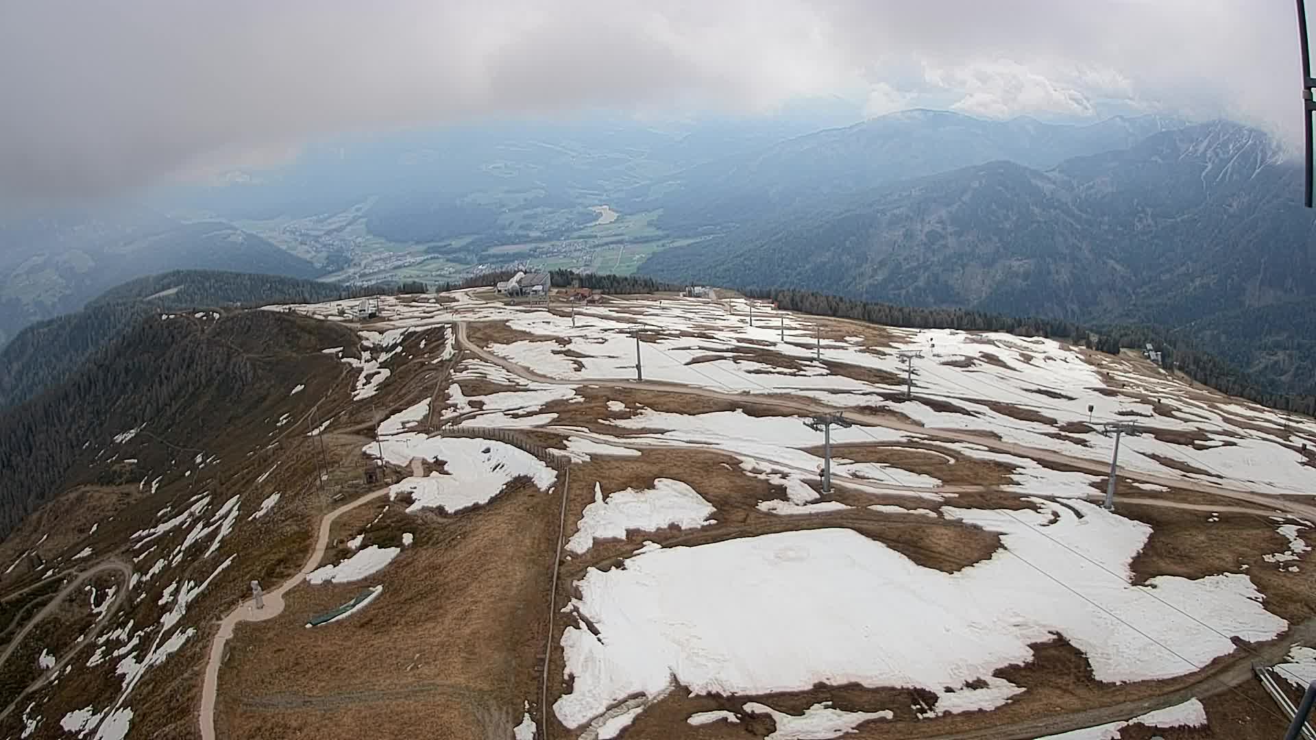 Kronplatz-Gipfel | Blick nach Olang – Valdaora