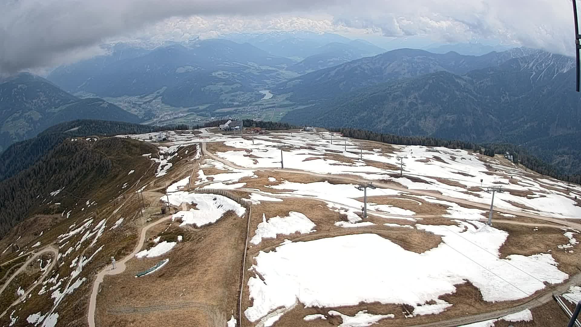 Kronplatz-Gipfel | Blick nach Olang – Valdaora