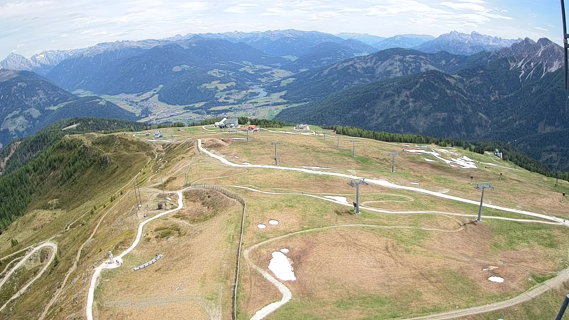Kronplatz-Gipfel | Blick nach Olang – Valdaora