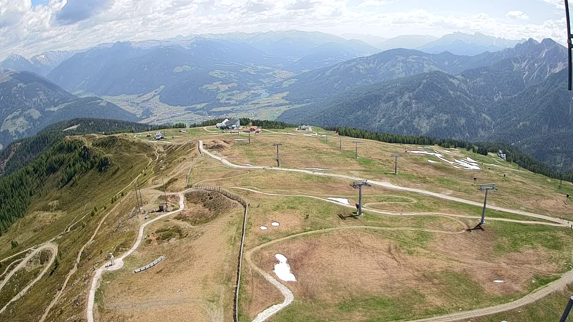 Kronplatz-Gipfel | Blick nach Olang – Valdaora