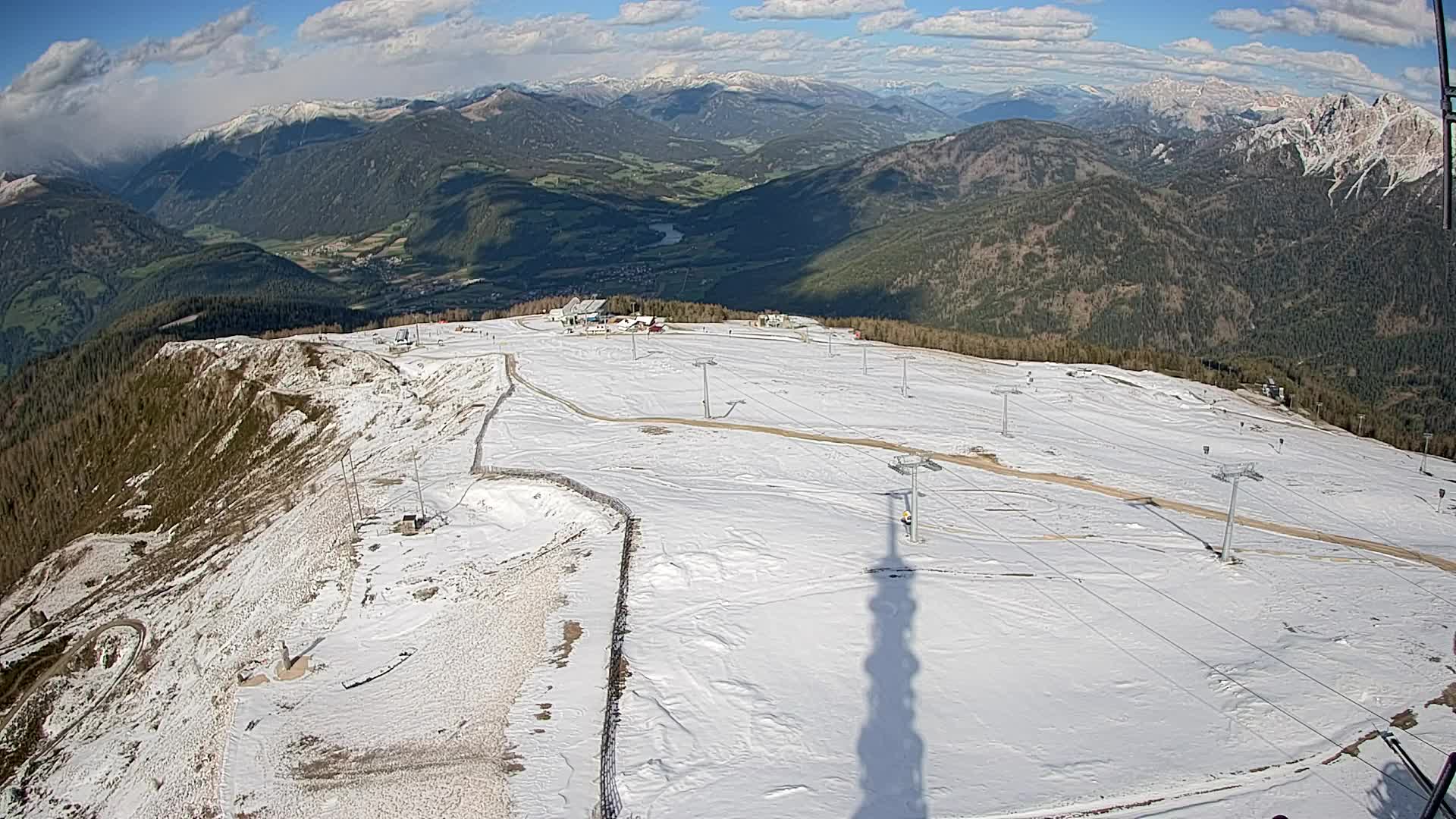 Kronplatz-Gipfel | Blick nach Olang – Valdaora
