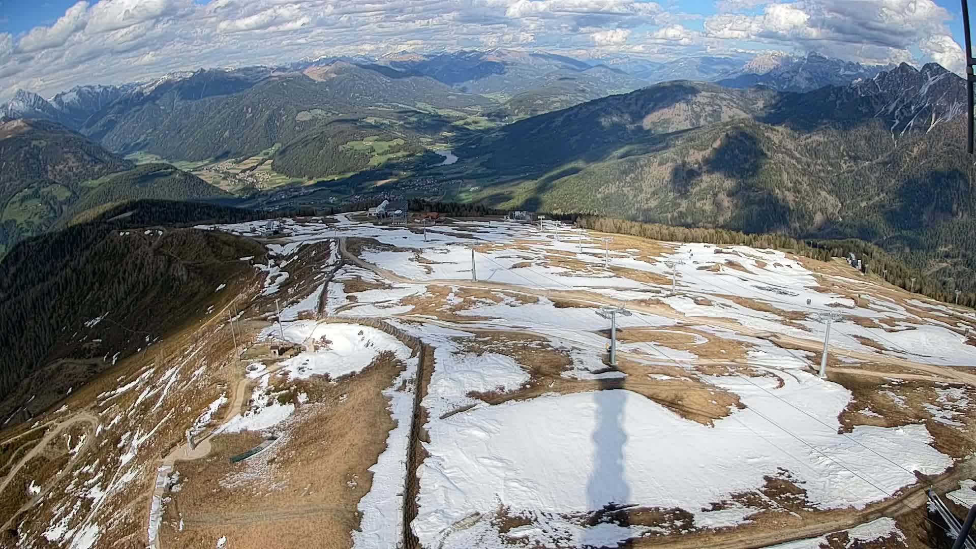 Kronplatz-Gipfel | Blick nach Olang – Valdaora